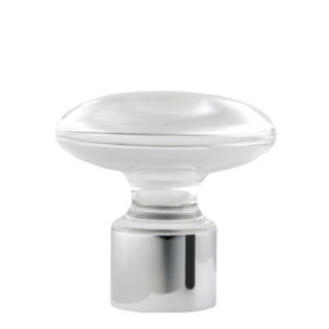 acrylic knob polished chrome
