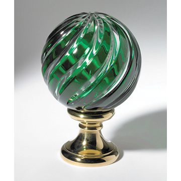 Blown Crystal Finial (2-colored) – Crystal Magic Collection